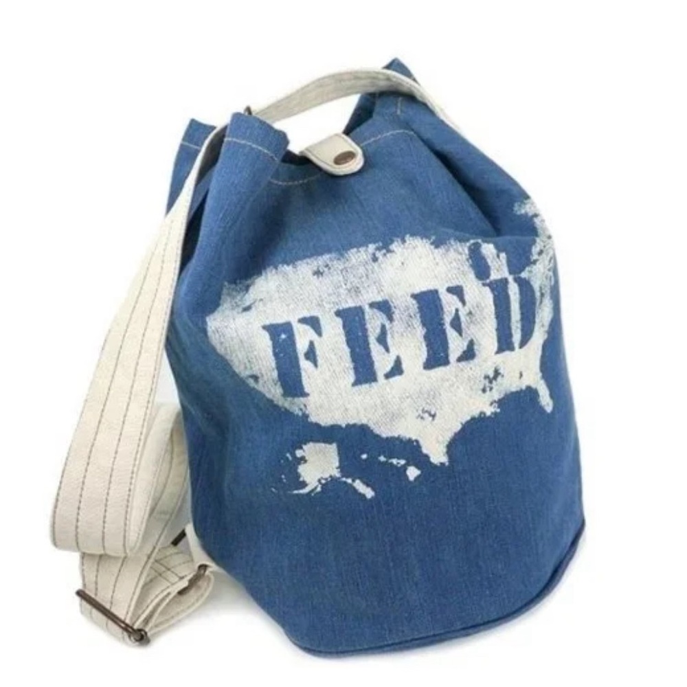 Gap Feed USA Cotton Bucket Bag🖤
